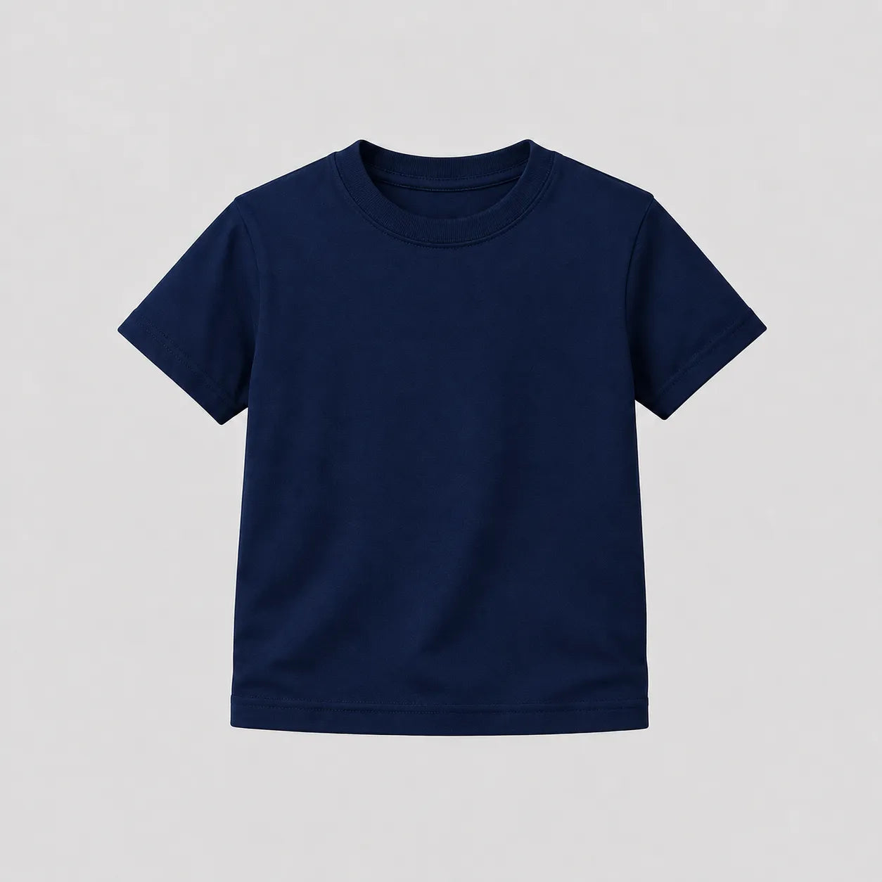 Camiseta Infantil 100% algodão Fio 30.1 - Azul Marinho