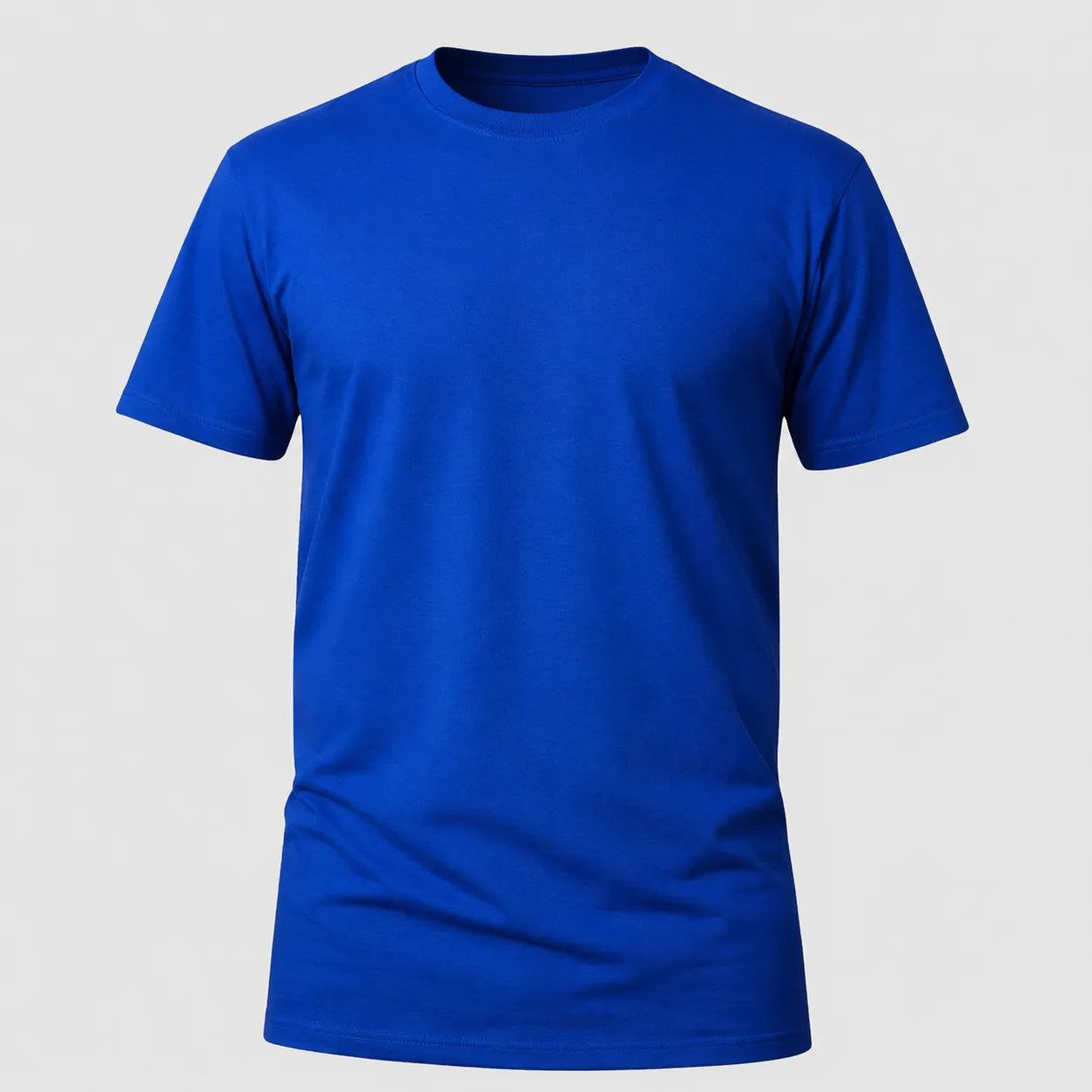 Camiseta Básica 100% algodão Fio 30.1 - Azul Royal