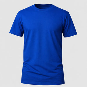 Camiseta Básica 100% algodão Fio 30.1 - Azul Royal