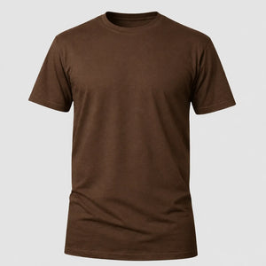 Camiseta Básica 100% algodão Fio 30.1 - Marrom