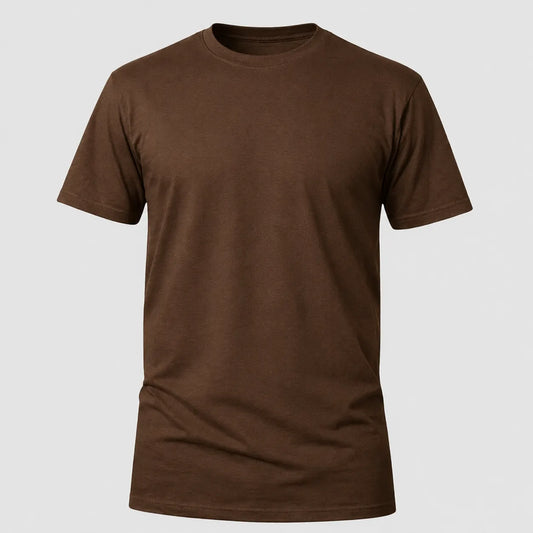 Camiseta Suedine - Marrom