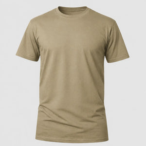 Camiseta Básica 100% algodão Fio 30.1 - Caqui