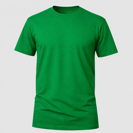 Camiseta Básica 100% algodão Fio 30.1 - Verde Bandeira