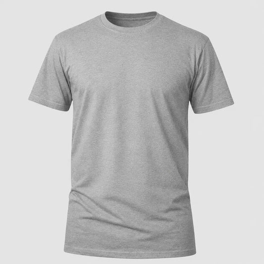 Camiseta Básica 100% algodão Fio 30.1 - Cinza