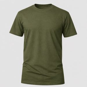 Camiseta Básica 100% algodão Fio 30.1 - Verde Militar