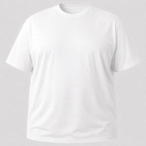 Camiseta Plus Size 100% algodão Fio 30.1 - Branco