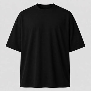 Camiseta Oversized Suedine - Preto