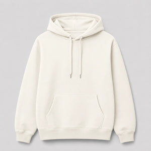Blusa Moletom Canguru - Off White