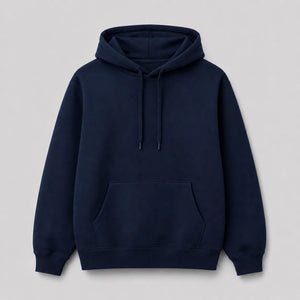 Blusa Moletom Canguru - Azul Marinho