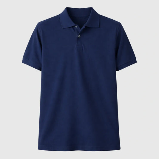 Camiseta Polo Feminina - Azul Marinho