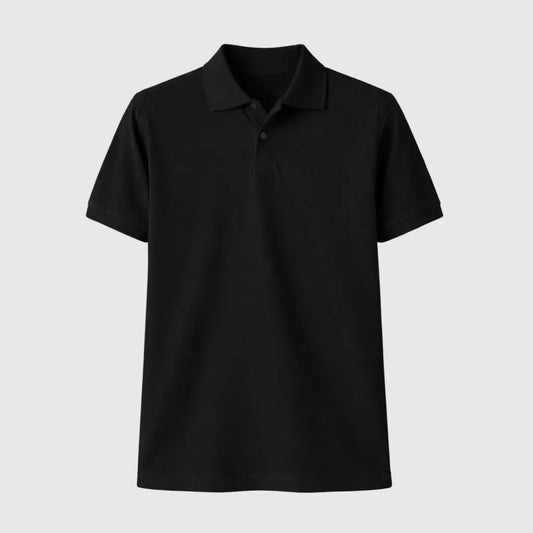 Camiseta Polo Feminina - Preto